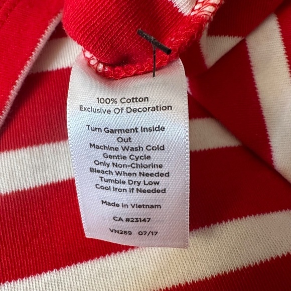 TALBOTS Colorblock Stripe Sweater Dress in Red Boat Neckline 3/4 Sleeve Size Mp - Picture 12 of 14